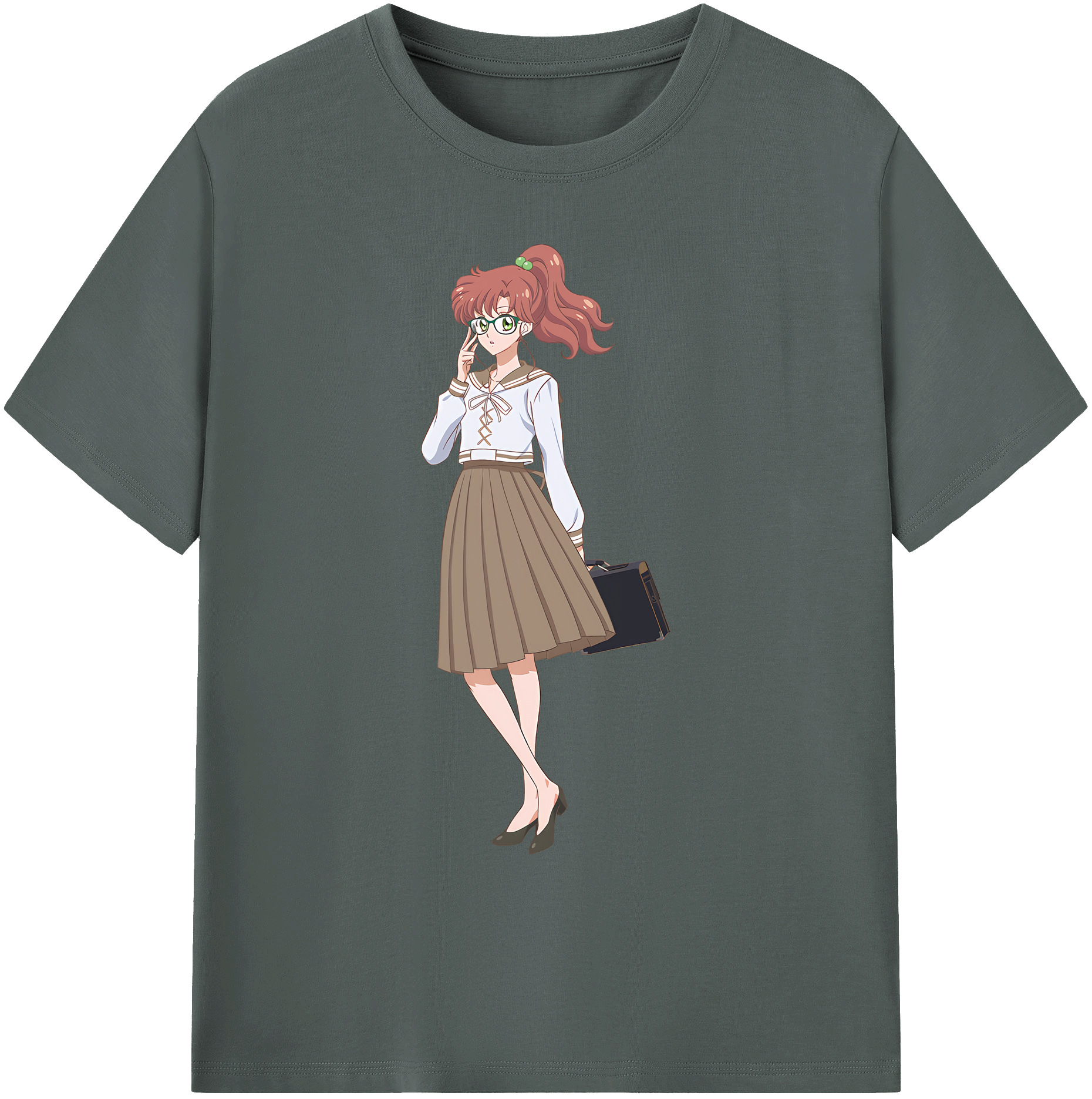 （画像用） 美少女戦士セーラームーン 木野 まこと きの まこと Sailor Moon Kino Makoto （セーラージュピター；Sailor Jupiter） 綿100％ メンズ半袖Tシャツ｜肌触りやわらか＆通気性